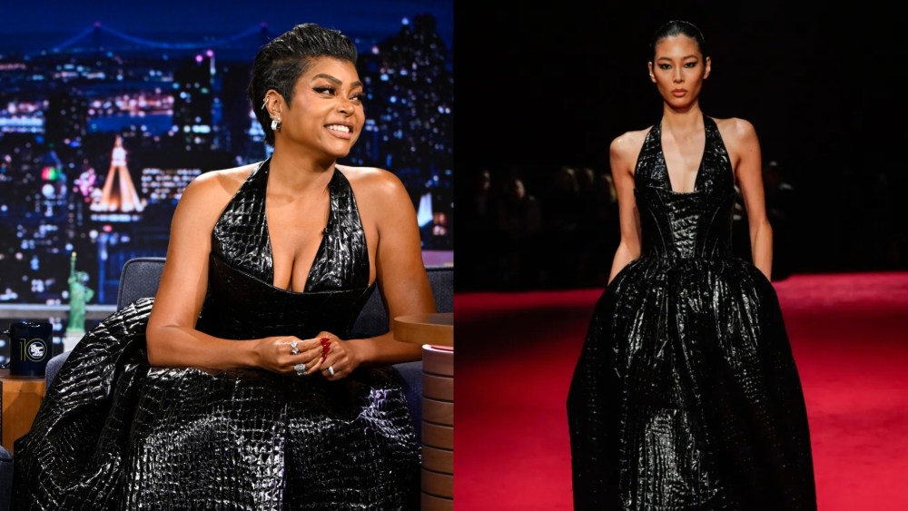Taraji P. Henson in Christian Siriano.