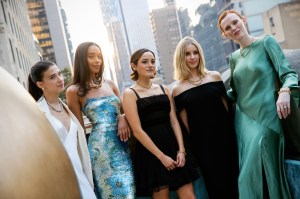 Phoebe Gates, Laura Harrier, Chase Sui Wonders, Anna Weyant and Karen Elson