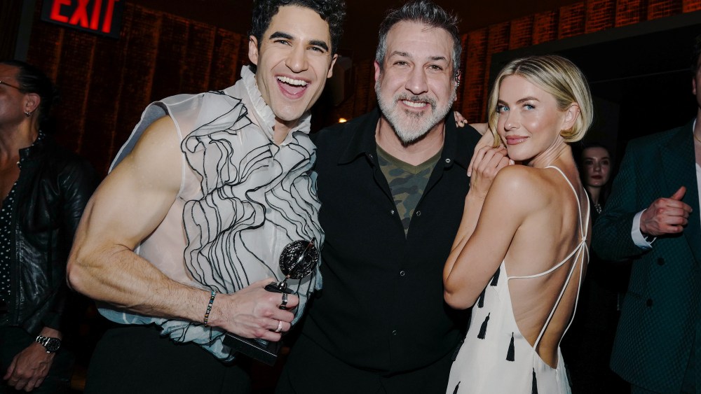Darren Criss, Joey Fatone and Julianne Hough.