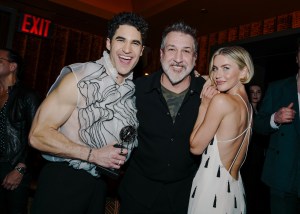 Darren Criss, Joey Fatone and Julianne Hough.