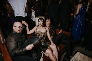 Rob Laqui, Georgina Pazcoguin, and Moses Villarama