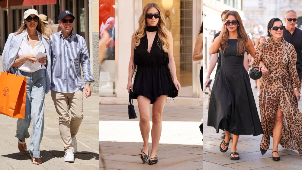 Dee Ocleppo and Tommy Hilfiger, Sydney Sweeney, Khloe Kardashian and Kris Jenner in Venice for the wedding of Jeff Bezos and Lauren Sanchez.