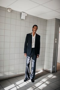 Backstage at Wales Bonner Men's Spring 2026 Ready-to-Wear Collection at Paris Men's Fashion Week