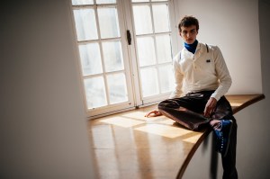 Backstage at Wales Bonner Men's Spring 2026 Ready-to-Wear Collection at Paris Men's Fashion Week