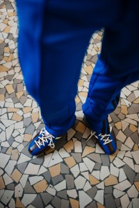 Backstage at Wales Bonner Men's Spring 2026 Ready-to-Wear Collection at Paris Men's Fashion Week