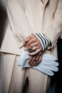 Backstage at Wales Bonner Men's Spring 2026 Ready-to-Wear Collection at Paris Men's Fashion Week