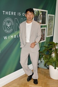 LONDON, ENGLAND - JUNE 30: Simu Liu in the AELTC's Parkside Suite in No.1 Court at The Championships 2025. Held at All England Lawn Tennis and Croquet Club, Wimbledon. Day 1, on June 30, 2025 in London, England. (Photo by Jordan Peck/Getty Images for AELTC)