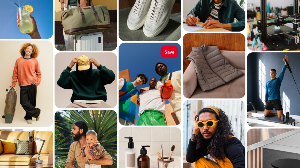 Pinterest, men's trend report