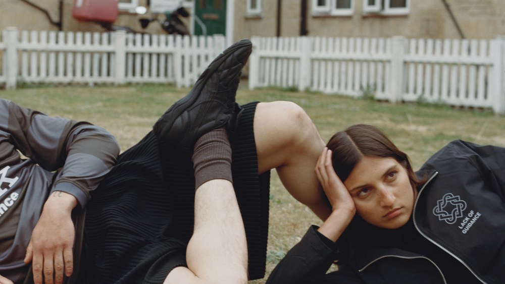 A look from Puma's recent collaboration with Amsterdam-based label Lack of Guidance.