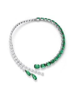 Bucherer Diamonds and Tourmaline necklace