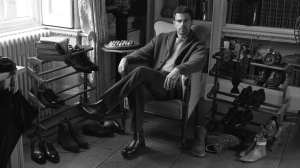 See photos of Theo James for the new Church’s campaign.