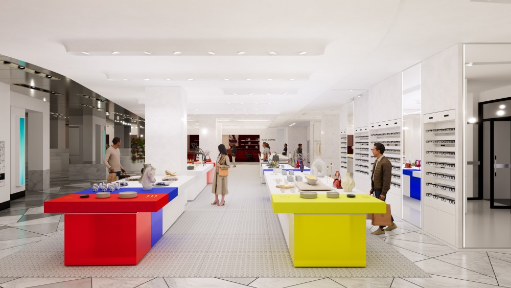 A look at the plans for Harvey Nichols' refurbished ground floor space at the Knightsbridge flagship.