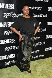 Taylour Paige at the "The Toxic Avenger": Unrated And Radioactive press line at the 2025 Comic-Con International: San Diego held at the San Diego Convention Center on July 24, 2025 in San Diego, California.