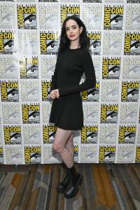 Krysten Ritter at the "Dexter: Resurrection" press line at the 2025 Comic-Con International: San Diego held at the San Diego Convention Center on July 25, 2025 in San Diego, California.