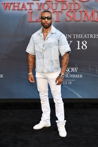 Eren Legend at the "I Know What You Did Last Summer" Los Angeles Premiere held at The United Theater on Broadway on July 14, 2025 in Los Angeles, California.