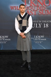 Tyriq Withers at the "I Know What You Did Last Summer" Los Angeles Premiere held at The United Theater on Broadway on July 14, 2025 in Los Angeles, California.