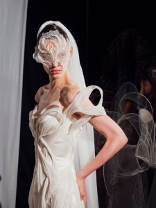 Backstage at the Iris Van Herpen show as part of Haute Couture Fall/Winter 2025 on July 07, 2025 in Paris, France.