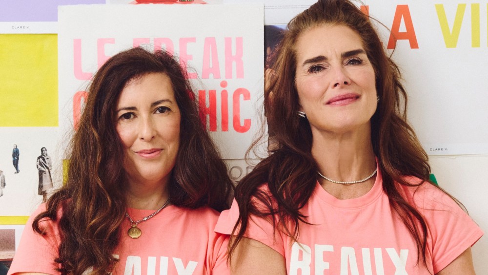 Clare Vivier and Brooke Shields for their brand crossover.