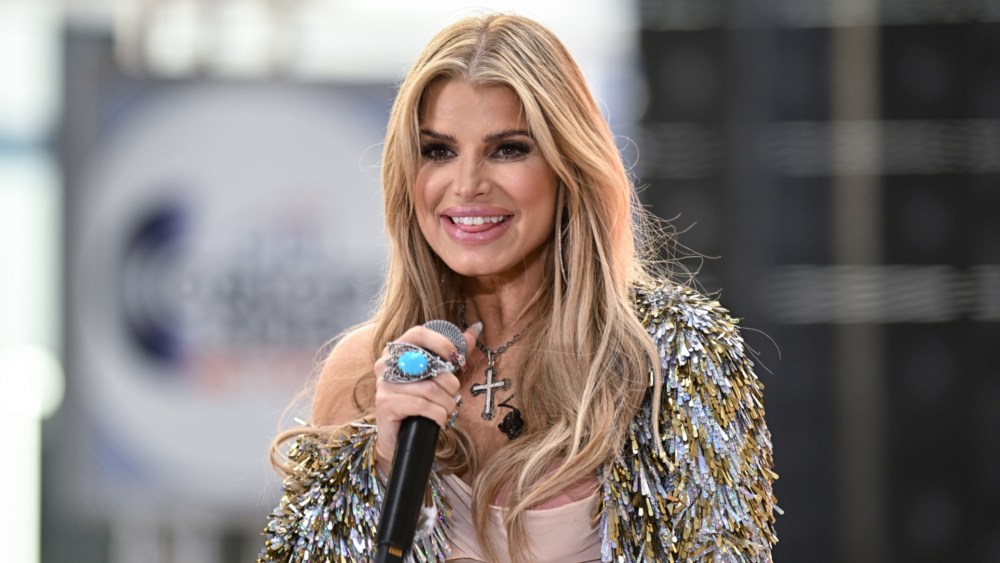 Jessica Simpson on NBC's Today Show in New York City.