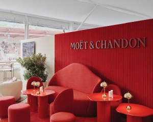 The Moët & Chandon lounge at the F1 Belgian Grand Prix