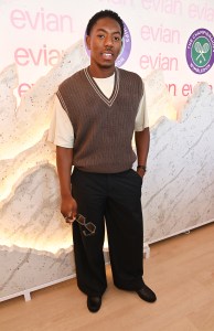 LONDON, ENGLAND - JULY 07: Myles Lewis-Skelly attends the evian 'Mountain Of Youth' VIP Suite during day eight of Wimbledon 2025 on July 7, 2025 in London, England. Photo by Dave Benett