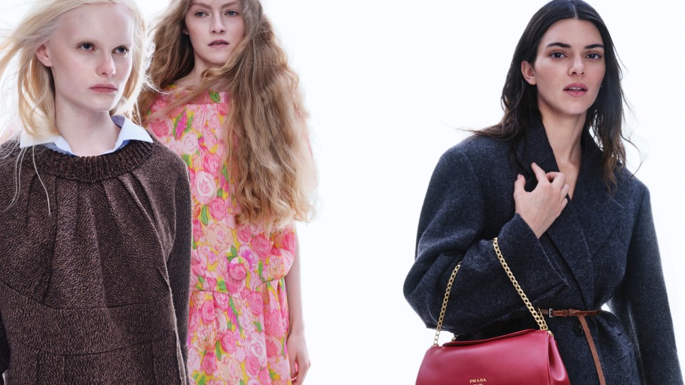 Prada's fall 2025 ad campaign.