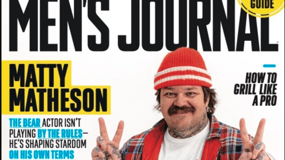 The cover of Men's Journal's new print edition.