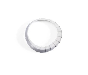 Vernier Ardis High Jewelry necklace aluminum and diamonds