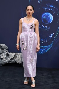 LONDON, ENGLAND - JULY 29: Sandra Yi Sencindiver attends the "Alien: Earth" European Premiere at the Barbican Centre on July 29, 2025 in London, England. (Photo by Kate Green/Getty Images)