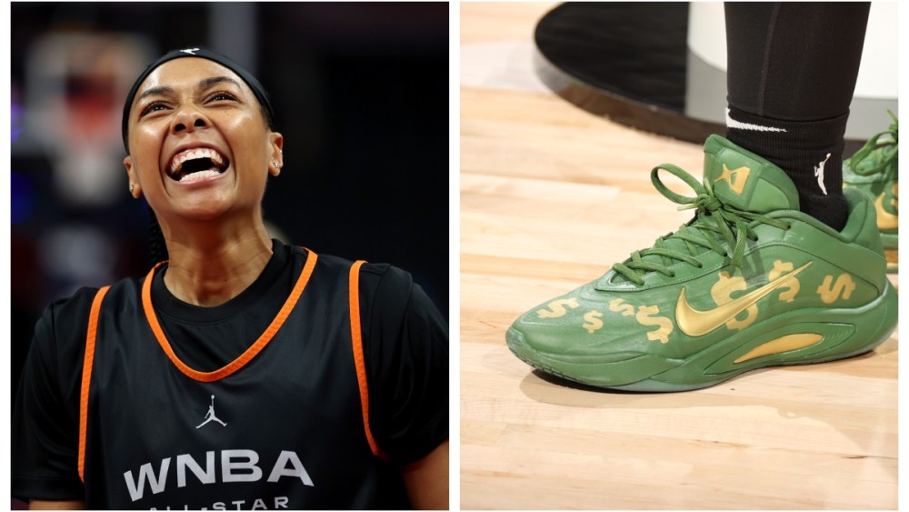 Allisha Gray, A'One, money sign, sneakers