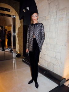 Backstage at Giorgio Armani Privé Fall 2025 Couture at Paris Couture Fashion Week