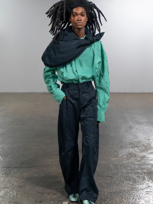 Bianca Saunders Men's Fall 2025 Ready-to-Wear Collection at Paris Men's Fashion Week