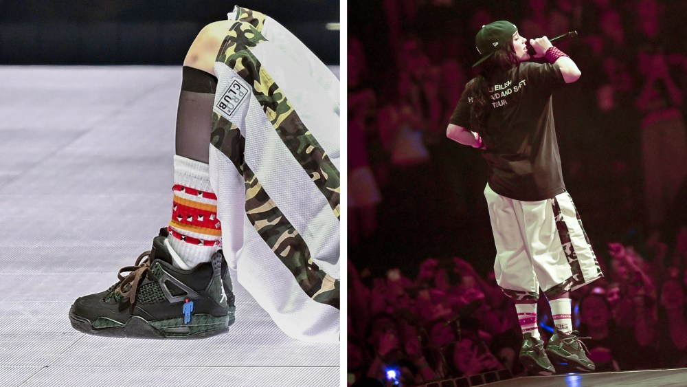 Billie Eilish Air Jordan 4 Houndstooth