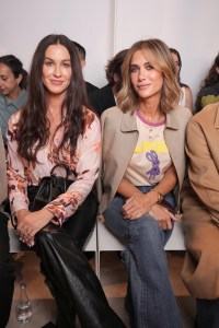 Alanis Morissette and Kristen Wiig at the Celine Spring 2026 Ready-to-Wear show
