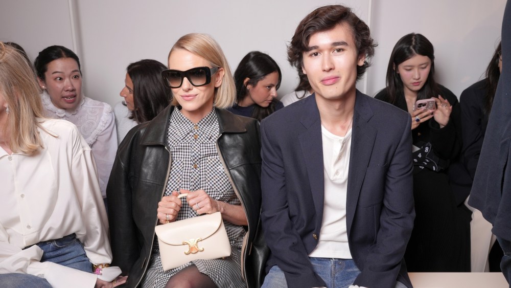 Naomi Watts and Daniel Lozakovich at the Celine Spring 2026 Ready-to-Wear show