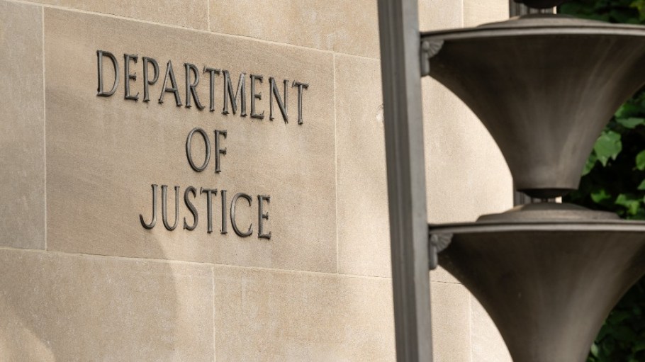 The Department of Justice building in Washington, D.C.