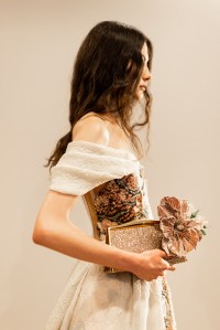 Backstage at Elie Saab Fall 2025 Couture at Paris Couture Fashion Week