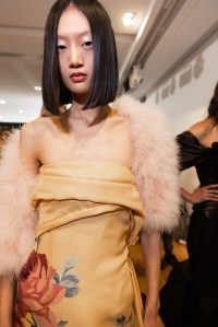 Backstage at Elie Saab Fall 2025 Couture at Paris Couture Fashion Week