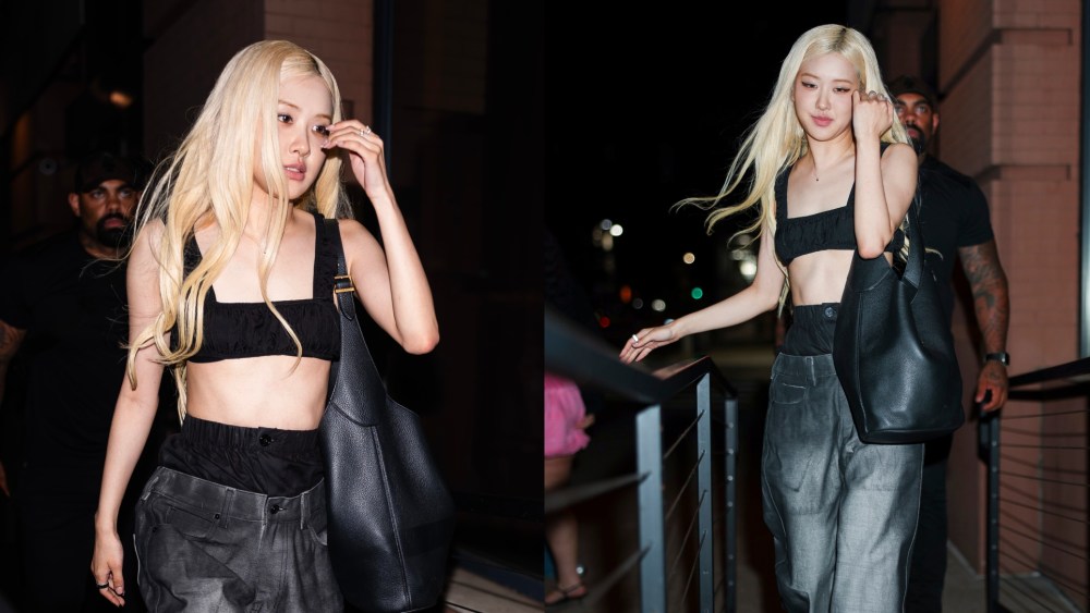 NEW YORK, NEW YORK - JULY 28: Rosé of Blackpink seen in Chelsea on July 28, 2025 in New York City. (Photo by Aeon/GC Images)