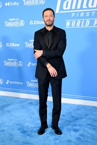 Ebon Moss-Bachrach at "The Fantastic Four: First Steps" World Premiere held at the Dorothy Chandler Pavilion on July 21, 2025 in Los Angeles, California.
