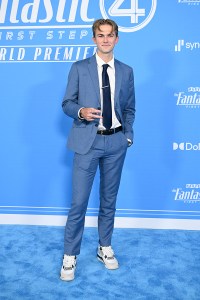 Jenkins Peeler at "The Fantastic Four: First Steps" World Premiere held at the Dorothy Chandler Pavilion on July 21, 2025 in Los Angeles, California.