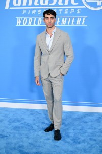 Rayan Ricci at "The Fantastic Four: First Steps" World Premiere held at the Dorothy Chandler Pavilion on July 21, 2025 in Los Angeles, California.