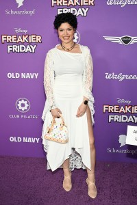 Aiyana Lee at the "Freakier Friday" Premiere held at El Capitan Theatre on July 22, 2025 in Los Angeles, California.