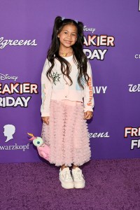 Maia Kealoha at the "Freakier Friday" Premiere held at El Capitan Theatre on July 22, 2025 in Los Angeles, California.