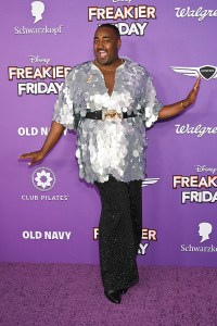 Dillian The Celebrity at the "Freakier Friday" Premiere held at El Capitan Theatre on July 22, 2025 in Los Angeles, California.