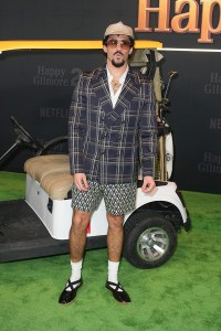 Bad Bunny at the "Happy Gilmore 2" New York Premiere held at Jazz at Lincoln Center on July 21, 2025 in New York, New York.