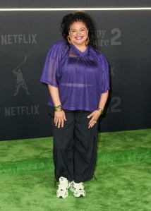 Michelle Buteau at the "Happy Gilmore 2" New York Premiere held at Jazz at Lincoln Center on July 21, 2025 in New York, New York.
