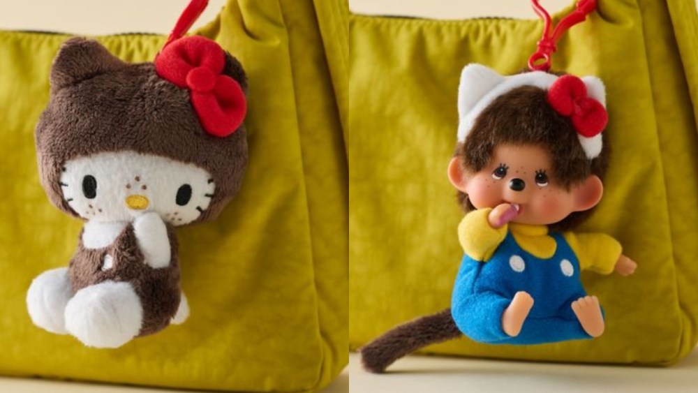 Hello Kitty x Monchhichi collaboration.
