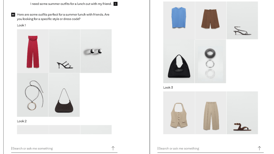 How "Mango Stylist" appears on the brand's website.