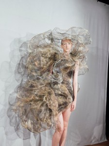 Backstage at Iris Van Herpen Fall 2025 Couture Collection at Paris Couture Week
